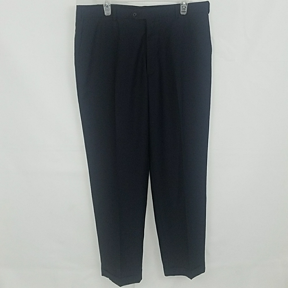 Armani Mens Dark Blue Pin Stripped Suit Pants